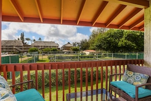 Back Patio off of Kitchen facing ocean.