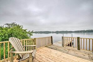 Private Dock | Private Deck | On-Site Water Access | 2-Story Property