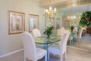 Formal dining area