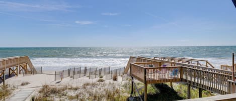 Oceanfront home - beach is at your steps just 50 ft away from your door!