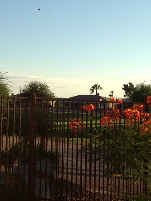 Golf course view of the 15th fairway.