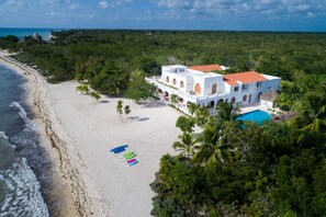 Arial view of Casa Gordon
