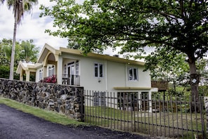 Picture of Surf View Villa Driving up the Hill from Sandy Beach, our Local Beach