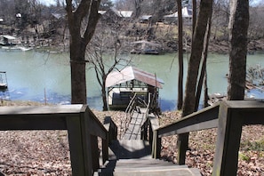 Walkway to dock