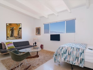 Living room, bedroom
