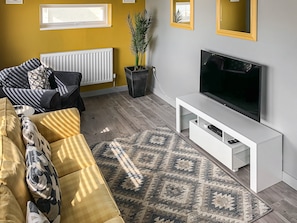 Living area | Maes y Mor, Criccieth, near Porthmadog