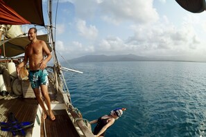 Everthing for snorkeling is provided on the boat and free to use