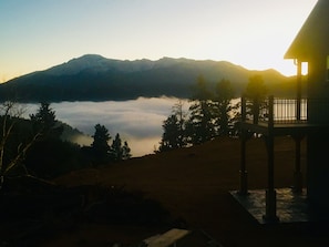 Taken from the driveway. Truly why Woodland Park is the "City Above the Clouds."