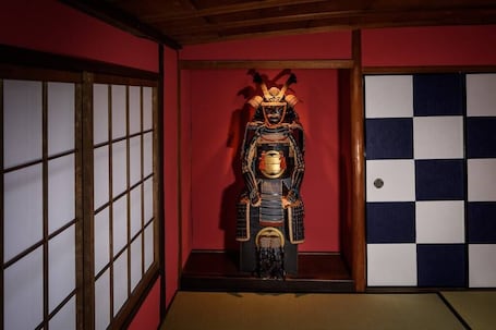 Samurai Steve vous souhaite la bienvenue ! C'est le protecteur de la maison !