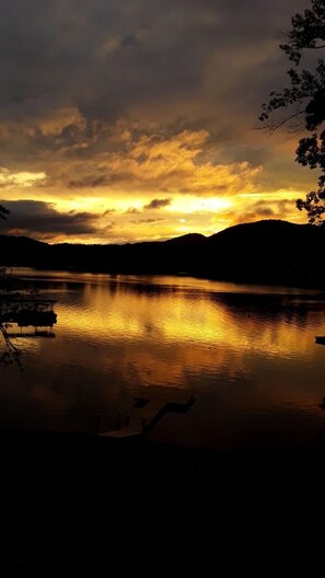 Stunning sunsets from the porch