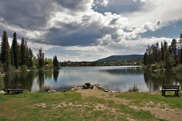 Columbine Lake is a short walk away