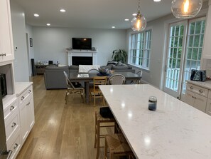 Kitchen with island