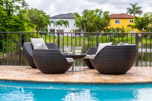 Comfortable seating areas.