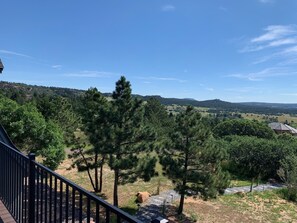 view from deck /front of cottage 