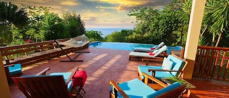 Pool Deck With Shade and Sun