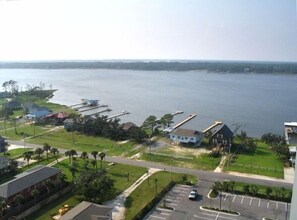 View of the back bay from the rear of the condo