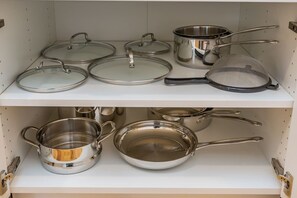 Pots and pans for your use!