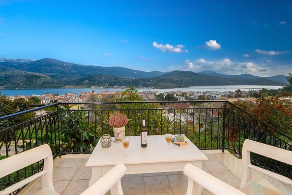 AMAZING SEA AND TOWN VIEW FROM OUR VERANDA- BALCONY