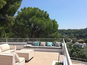 The first floor terrace