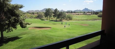 overlooking the golf course and the Phoenix Preserve