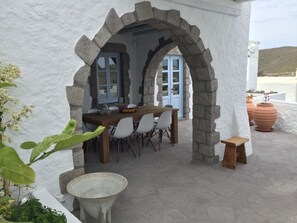 Covered terrace