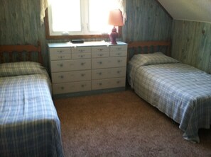 Bedroom #2 - twin beds upstairs.