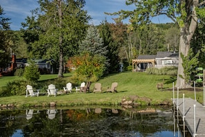 View of the home from the lake