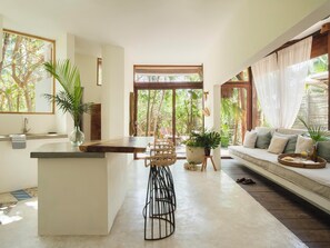 Spacious living room.