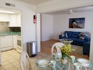 Dining Room, Kitchen and Living Room