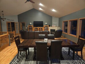 Main level,  open layout with tons of light