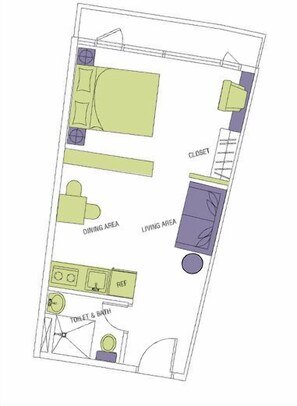 "Modern"Studio Unit @ Knightsbridge 1421