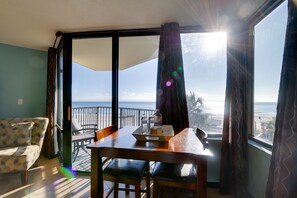 Views abound with floor to ceiling doors and large windows