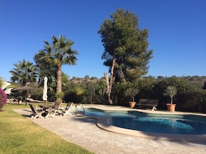 Communal pool and garden 