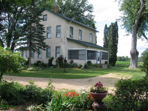 Relax with family and friends on our large front porch!