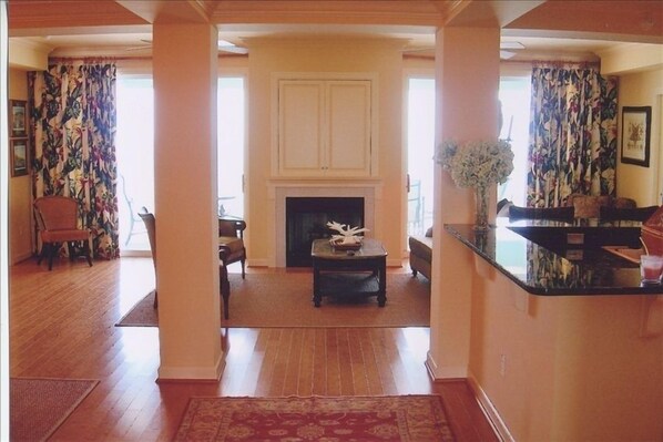 Foyer and Family Room