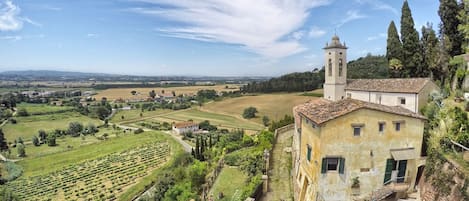 casa e terrazza vista aerea