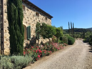 The road in Borgo Santa Chiara that leads to La Ginestra