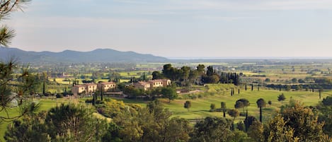 A view on La Ginestra at Borgo Santa Chiara, in the back a glimpse of the sea