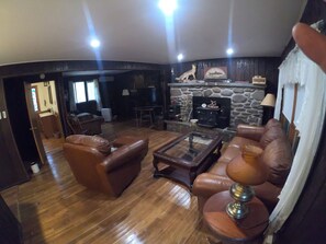View of the family room as you enter the house