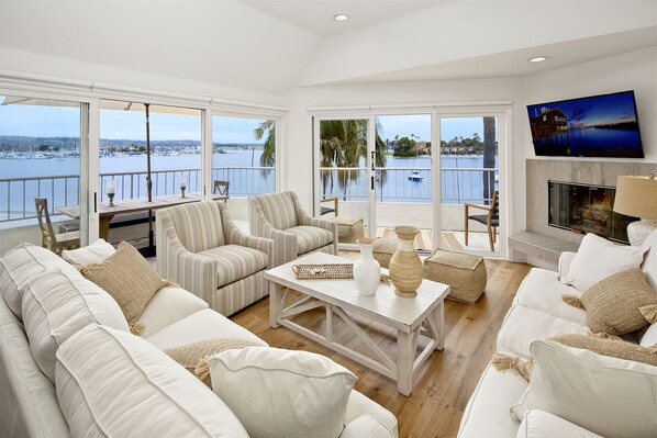 Living room views of  Mission Bay!