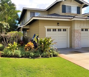 This charming ground floor condo has a one-car garage & lanai.