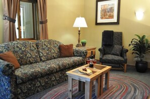 One configuration of available main living room. Not shown is dinette.
