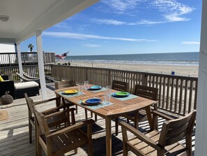 great views for any meal on the deck