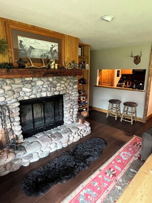 Cozy fireplace 