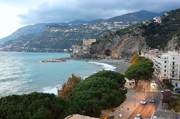 Vista spiaggia/mare