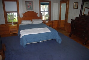 Bedroom #1 with queen bed and 2 singles (not pictured)  Sleeps 4.  Ensuite