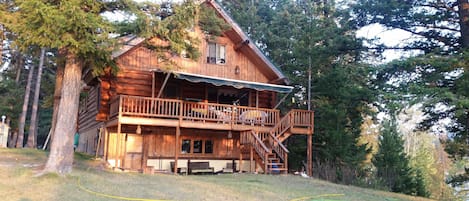 House view from the lake
