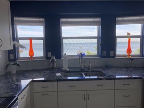 View from kitchen windows