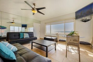 Unit 1 Living room with full ocean view