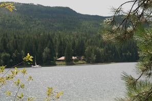 looking across Swan Lake from our deck